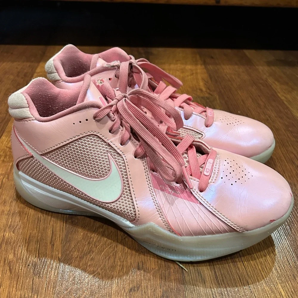 Nike Zoom KD 3 Aunt Pearl Pink Kevin Durant Women’s Size 7 Pearlescent